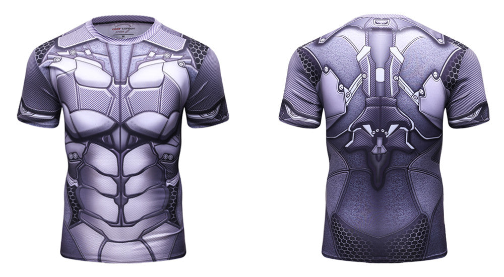 Batman Bat-Bot Compression Elite Short Sleeve Rashguard