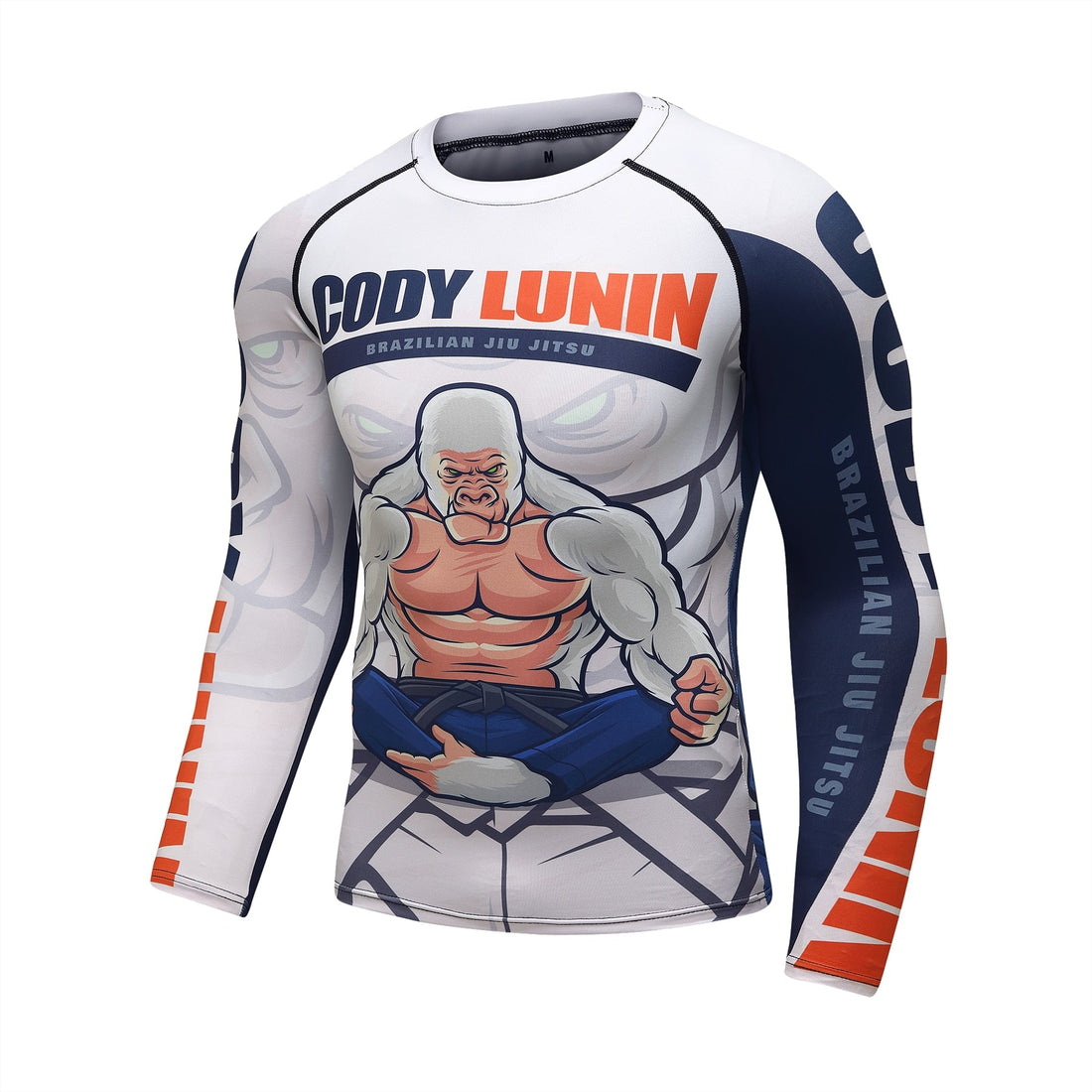 Snowflake White Gorilla Elite Long Sleeve Rashguard Gorilla Compression