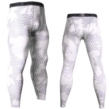 'Ice Digital' Men's Camouflage Compression Leggings Spats 'Ice Digital' Men's Camouflage Compression Leggings Spats
