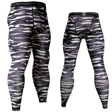 Urban Mens Camouflage Compression Leggings Spats Urban Mens Camouflage Compression Leggings Spats