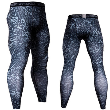 Men's Camouflage Stone Compression Leggings Spats Men's Camouflage Stone Compression Leggings Spats