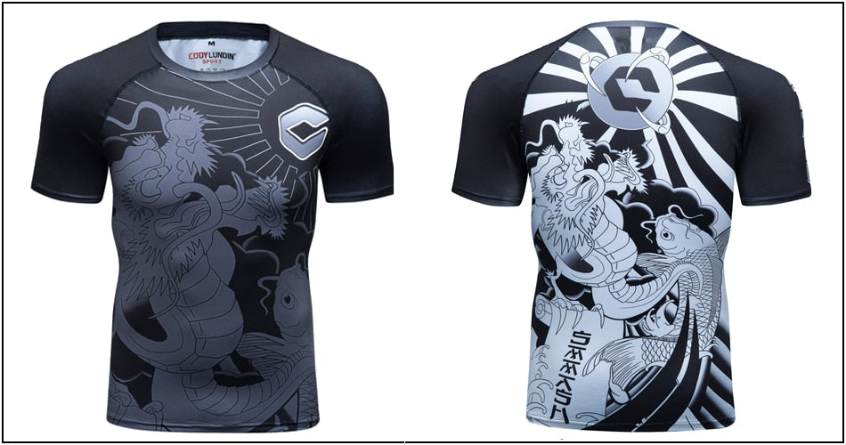 Samurai Compression Coy Pond Elite Short Sleeve Rashguard