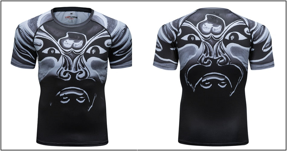 The Wind Speaks Samurai Compression Elite Rashguard Set Of 2