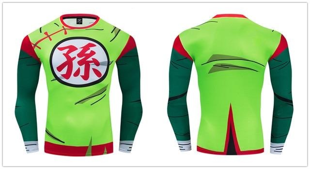 Dragon Ball Z BJJ Rash Guard Compression 'Chiaotzu' Premium Long Sleeve Rashguard