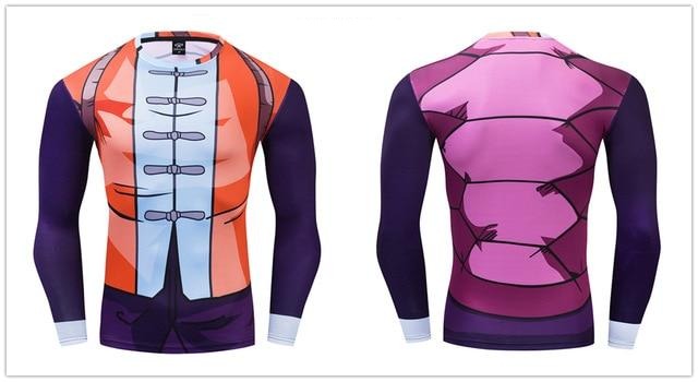 Dragon Ball Z BJJ Rash Guard Compression 'Master Roshi' Premium Long Sleeve Rashguard