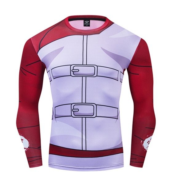 Naruto BJJ Rash Guard Compression Gaara 2.0 Premium Long Sleeve Rashguard