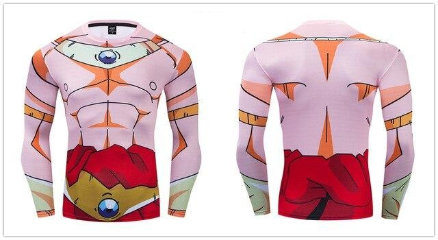 Dragon Ball Z BJJ Rash Guard Compression Broly Premium Long Sleeve Rashguard