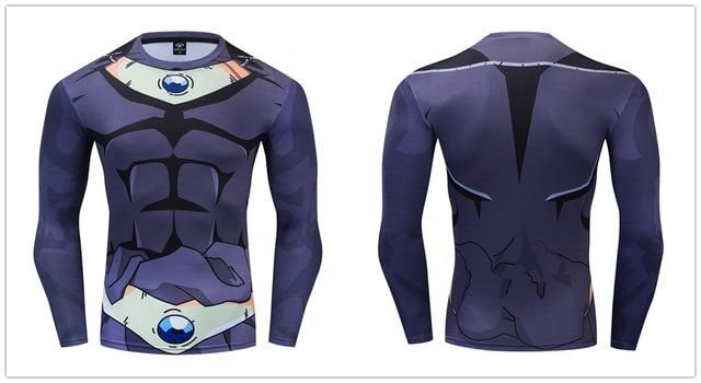 Dragon Ball Z Compression 'Onyx Broly' BJJ Rash Guard Premium Long Sleeve Rashguard