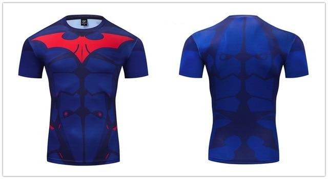Premium Rashguard Batman Compression Red Hood Short Sleeve