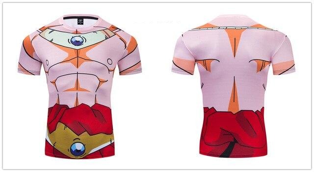 Dragon Ball Z BJJ Rash Guard Compression Broly Premium Short Sleeve Rashguard