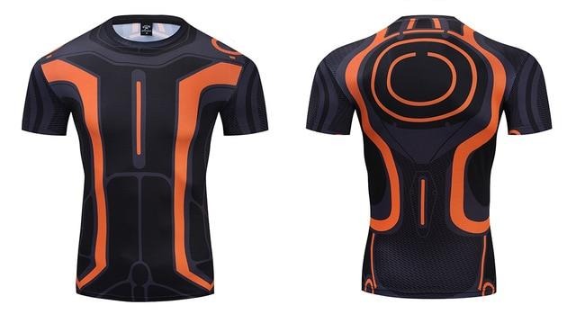 Tron Compression Legacy Clu Premium Short Sleeve Rashguard
