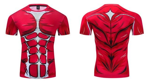 Compression 'Colossal Titan' Attack on Titan Premium Short Sleeve Rashguard