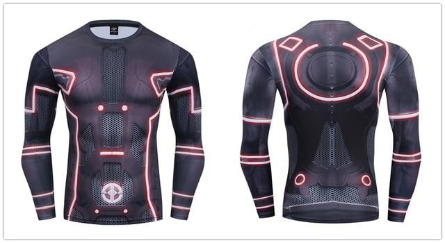 Clu Finish The Game Tron Legacy Compression Premium Long Sleeve Rashguard