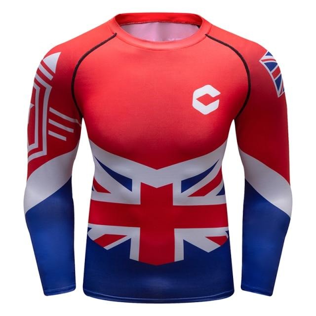 Union Jacket Elite Long Sleeve RashGuard Warrior Compression
