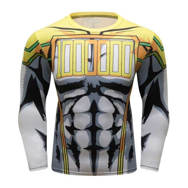 My Hero Academia BJJ Rash Guard Lemillion Elite Long Sleeve Rashguard
