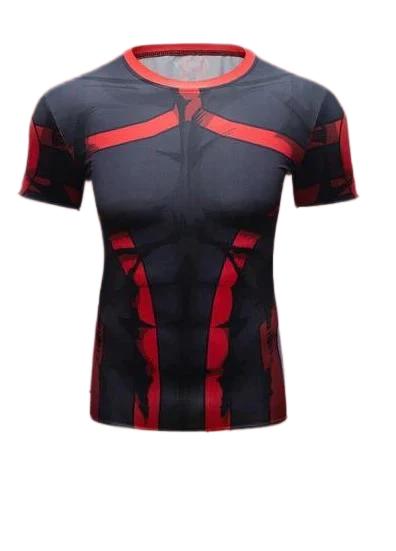 BJJ Rash Guard My Hero Academia All Might Bronze Age Elite Short Sleeve Rashguard