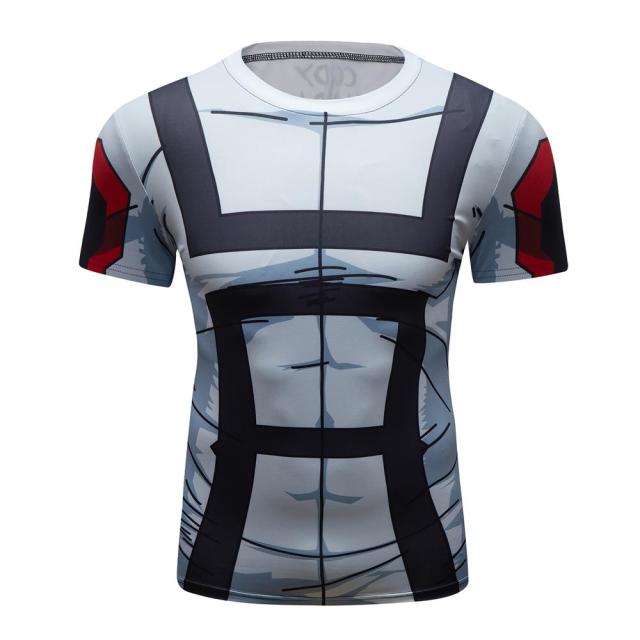 My Hero Academia BJJ Rash Guard Rashguard Elite Short Sleeve 'UA Uniform | White'