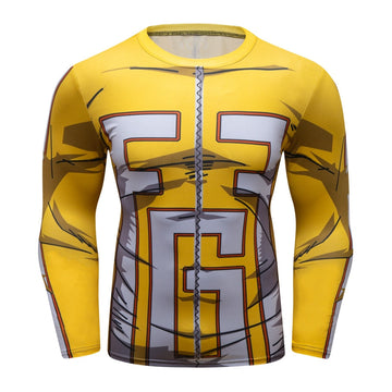 My Hero Academia BJJ Rash Guard FatGum Elite Long Sleeve Rashguard