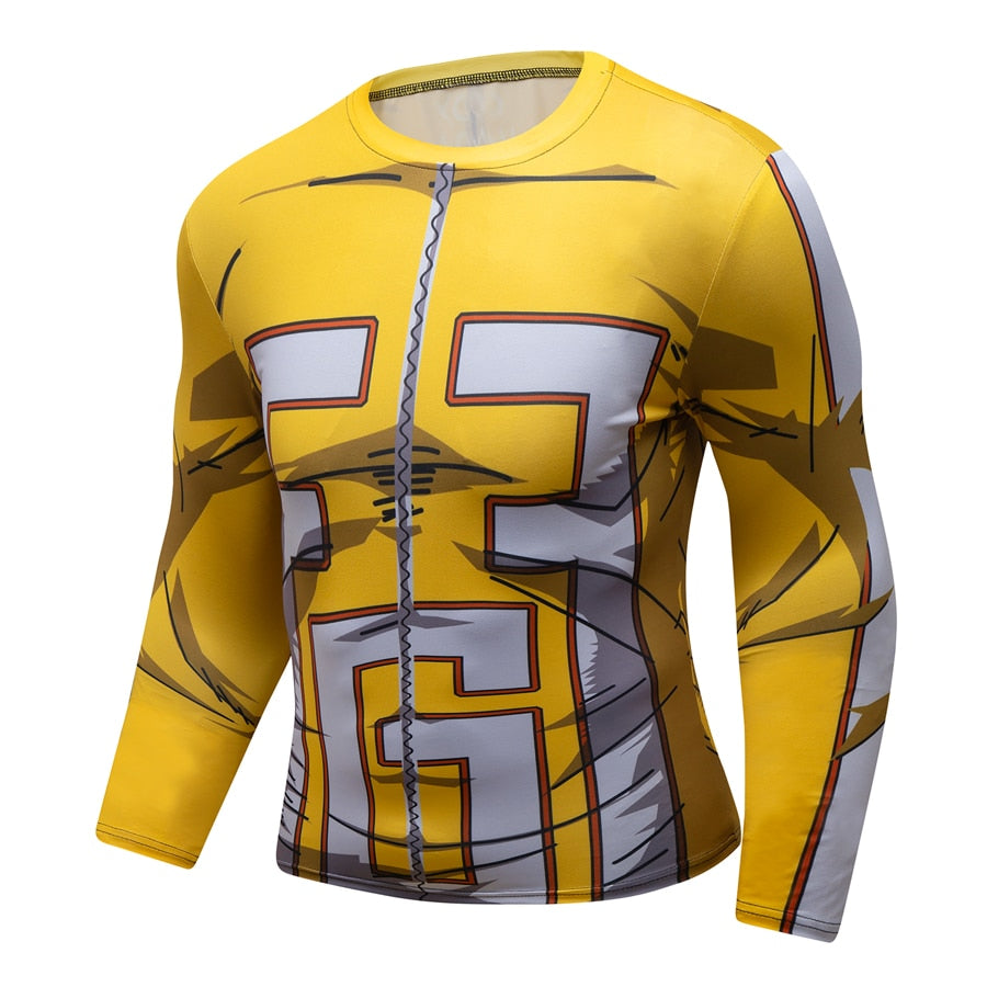 My Hero Academia BJJ Rash Guard FatGum Elite Long Sleeve Rashguard