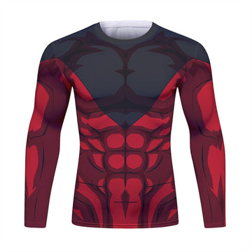 Dragon Ball Z Jiren Rash Guard BJJ Long Sleeve Elite Rashguard