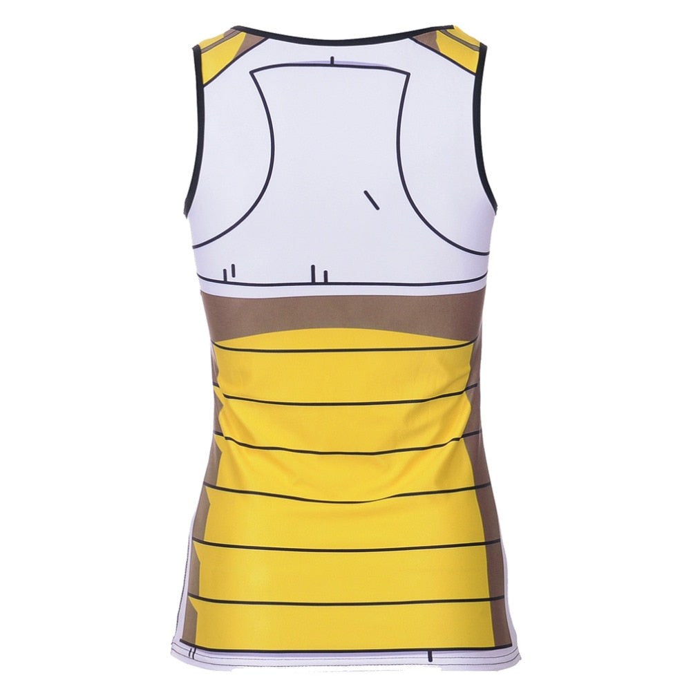 Dragon Ball Z 'Vegeta' BJJ Rash Guard Women's Compression Tank Top