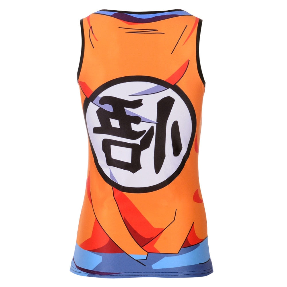 Goku Womens Dragon Ball Z Compression Tank Top