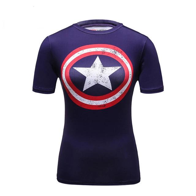 USA Women's Captain Compression Short Sleeve Rashguard
