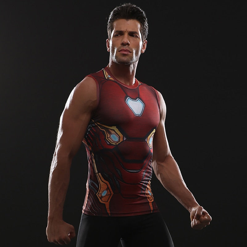 Mark 50 Iron Man Compression Tank Top