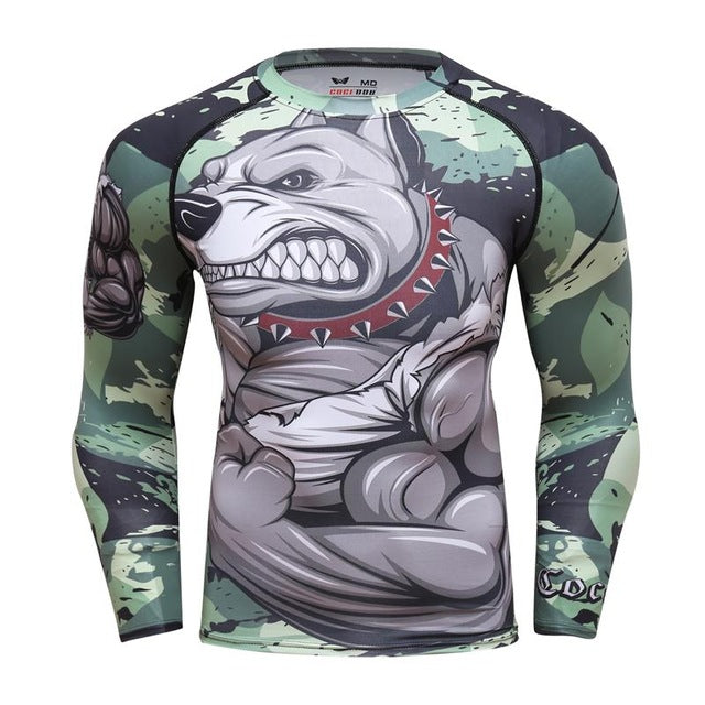Compression Elite Pit Bull Long Sleeve Rashguard Set