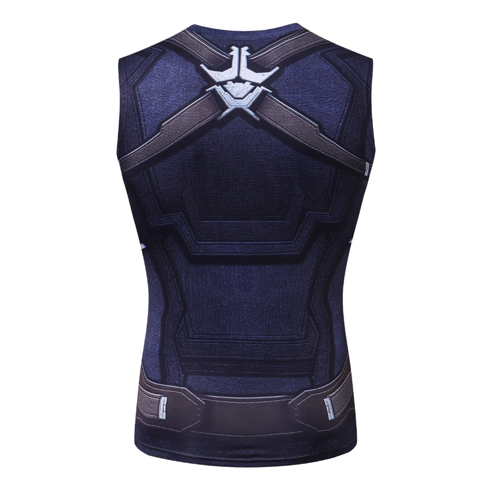 Infinity War Dark Star Captain America Compression Tank Top Infinity War Dark Star Captain America Compression Tank Top