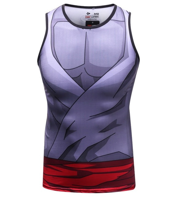 BJJ Rash Guard Dragon Ball Z Gohan Elite Compression Tank Top Dragon Ball Z Gohan Elite Compression Tank