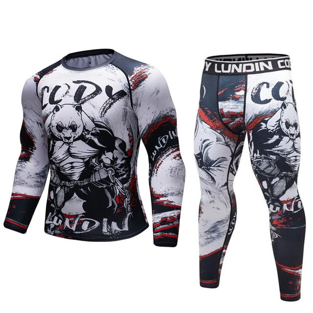 Pumped Panda Elite Compression Long Sleeve Set