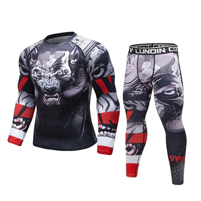Long Sleeve Set Wolf 'Prey' Elite Compression Long Sleeve Set Wolf 'Prey' Elite Compression