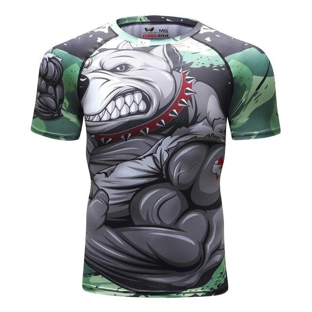 Compression Elite Pit Bull Short Sleeve Rashguard Set