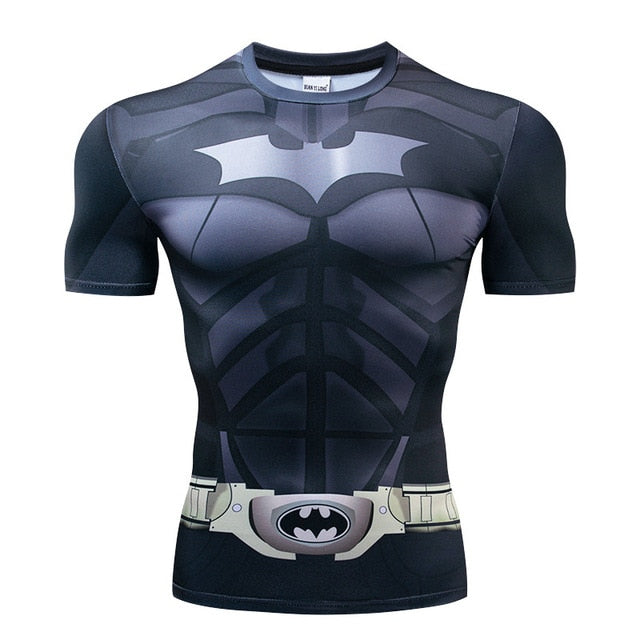 Batman Compression Rashguard Batman Begins Short Sleeve