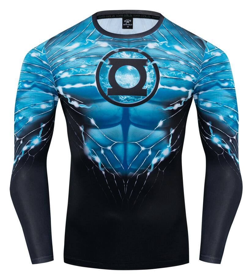 Hal Jordan Green Lantern Long Sleeve Compression Rashguard
