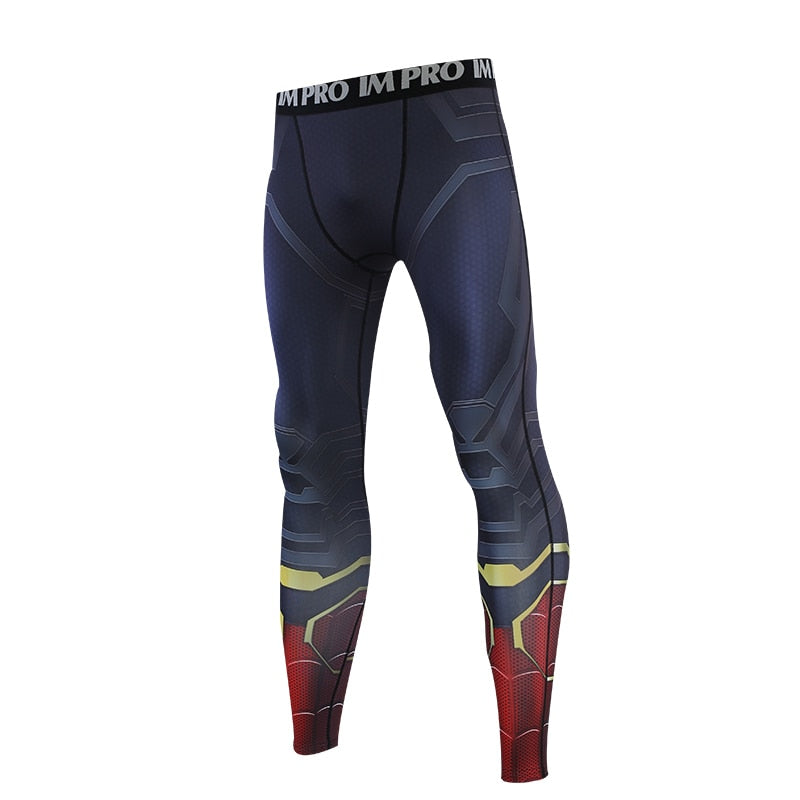 Iron Spider Man Compression Spats Men's Leggings Far From Home Spider Man