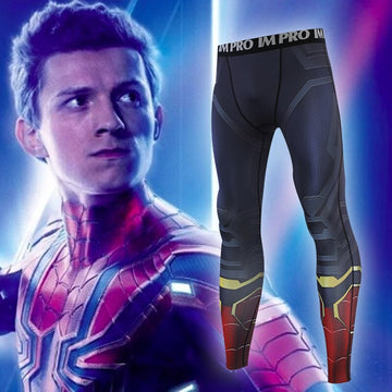 Iron Spider Man Compression Spats Men's Leggings Far From Home Spider Man