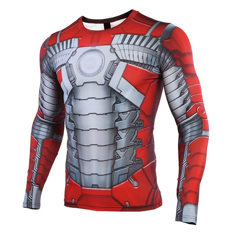 MK5 Iron Man Compression Premium Long Sleeve Rashguard Iron Man Compression Premium Long Sleeve Rashguard