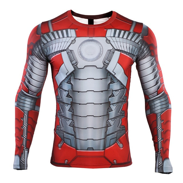 MK5 Iron Man Compression Premium Long Sleeve Rashguard Iron Man Compression Premium Long Sleeve Rashguard