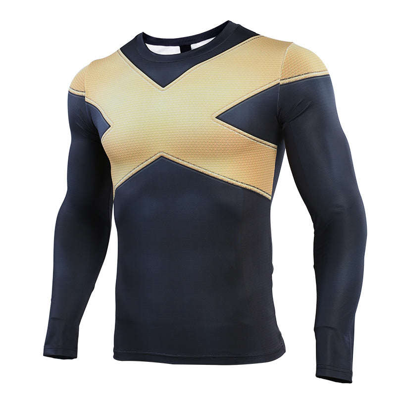Dark Phoenix Men's X Men Compression Long Sleeve Rashguard