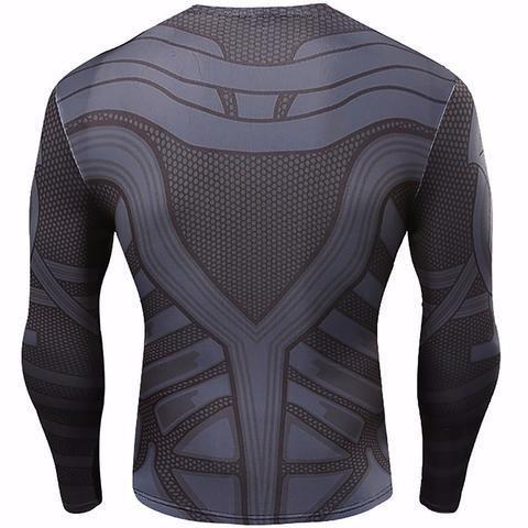 Batman Animated Long Sleeve Compression Rash Guard
