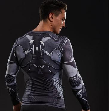 Bat-Bot Batman Long Sleeve Compression Rashguard