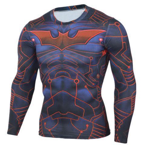 Batman Beyond Animated Long Sleeve Compression Rashguard
