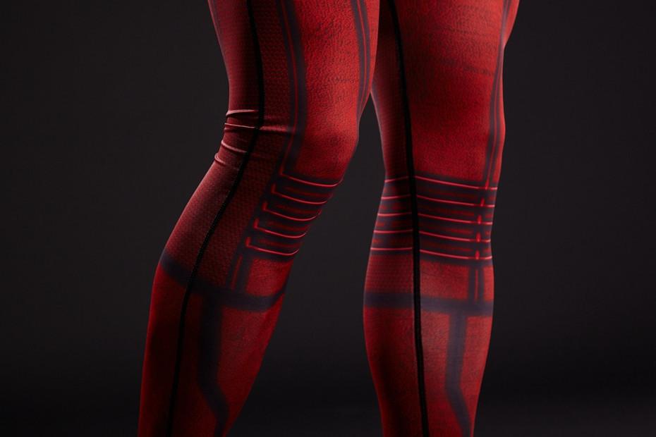 The Flash Men'S Compression Leggings Grappling Spats-RashGuardStore